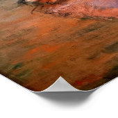 Degas - Vier Ballerinas auf Bühne 1890 Poster (Ecke)