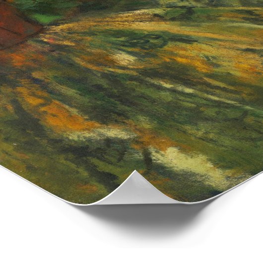 Degas - Vier Tänzer Poster (Ecke)