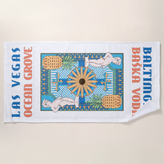 Degen Beach Towel - Blue Card Strandtuch