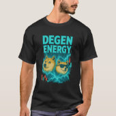 Degen Energy Cyberpunk Crypto Shirt (Vorderseite)