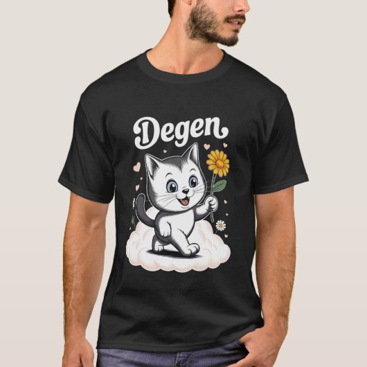 Degen-Katze T-Shirt (Vorderseite)