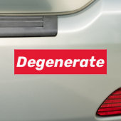 Degenerat (aber immer noch cool) autoaufkleber (Auf Auto)