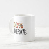 Degenerieren 100 Prozent Kaffeetasse (Vorderseite Links)