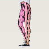 Degradiertes rosa Stammeslegging Leggings (Links)