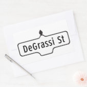 DeGrassi Street, Toronto Street Sign Rechteckiger Aufkleber (Umschlag)