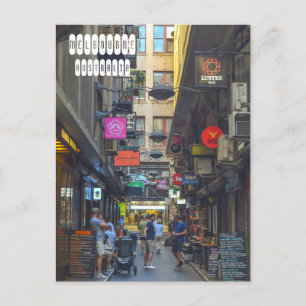 Degraves Street in Melbourne Postkarte