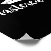 Degree Abschluss Geschenk - beherrscht Poster (Ecke)