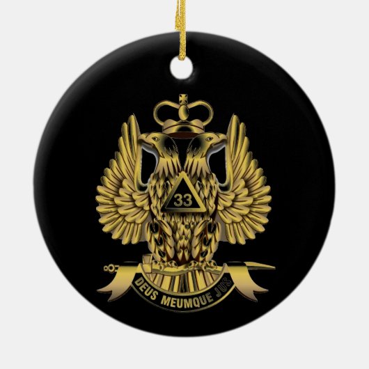 DEGREE MASONS KERAMIK ORNAMENT (Hinten)