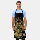 DEGREE MASONS SCHÜRZE (Getragen)