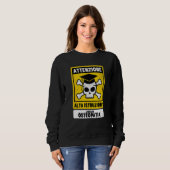 Degree Osteopathy Ironic Phrase Sweatshirt (Vorne ganz)