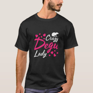 Degu für Degu Besitzer Degu Tier  Haustier Degus D T-Shirt