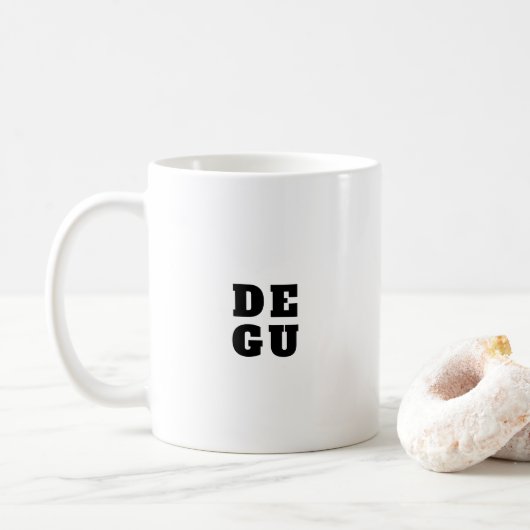 ▣ DEGU ▣ KAFFEETASSE (Mit Donut)