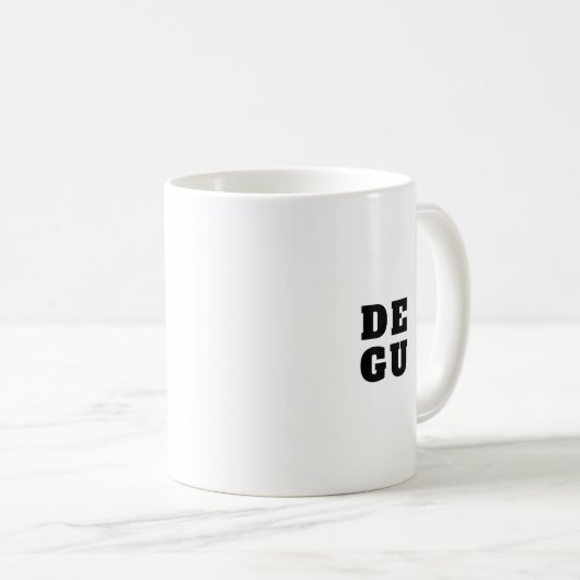 ▣　DEGU　▣ KAFFEETASSE (VorderseiteRechts)