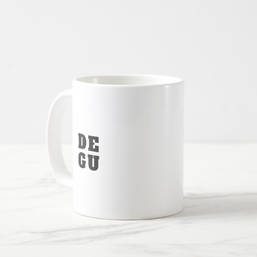 ▣　DEGU　▣ KAFFEETASSE (Vorderseite Links)