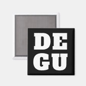 ⊿DEGU⊿ MAGNET (Vorderseite/Rückseite)