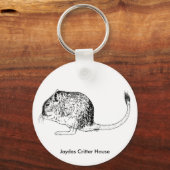 Degu Schlüsselanhänger (Vorderseite)