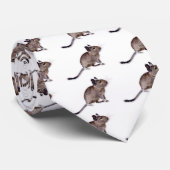 Degus sind Spaß!!! Krawatte (Gerollt)