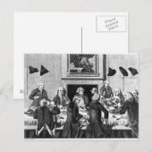 Degustation, 1782 postkarte (Vorne/Hinten)