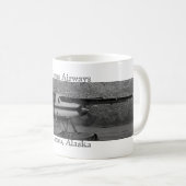 DeHavilland Otter u. mächtiger Gletscher Kaffeetasse (VorderseiteRechts)
