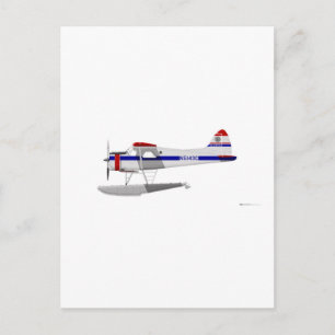 DeHavilland U-6 Beaver Floats Postkarte