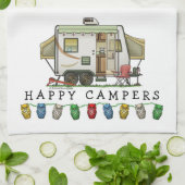 Dehnbarer Hybred Anhänger-Camper Handtuch (Gefaltet)