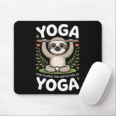 Dehnung der Definition von Yoga Faultier _3 Mousepad (Mit Mouse)