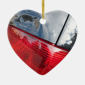 Dehnung der Heckklappe Keramikornament (Vorne)