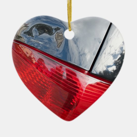 Dehnung der Heckklappe Keramikornament (Vorne)