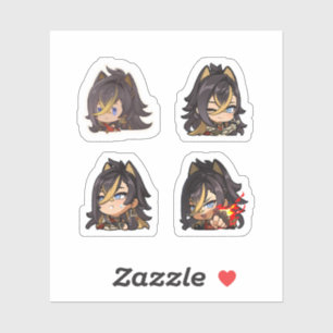 Dehya Genshin Impact 4er Stickerbogen Aufkleber