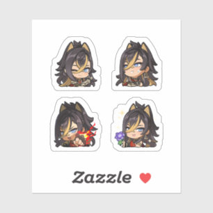Dehya Genshin Impact 4er Stickerbogen Aufkleber