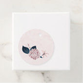 Dehydrangea und Blätter der Marine aus staubigen R Geschenkanhänger (Beispiel)