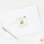 *~* *~Dehydrated Veggie Vegetables AP30 Quadratischer Aufkleber (Umschlag)