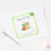 *~* Dehydrierte Gemüse aus Veggie Quadratischer Aufkleber (Umschlag)