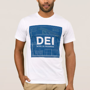 DEI-Arbeitskonzept Technischer Zeichn-T - Shirt