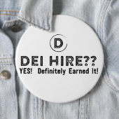 DEI Button B&W (Beispiel)