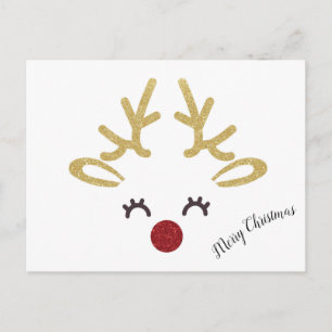 Dei Christmas Postcard Postkarte