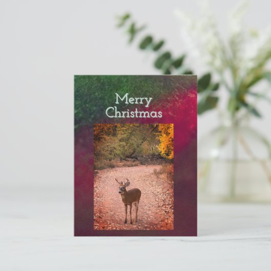 Dei Christmas Postcard Postkarte (Stehend Vorderseite)