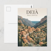 Deià Spanien Postkarte (Vorne/Hinten)