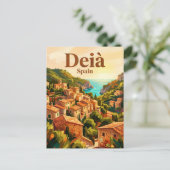 Deià Spanien Postkarte (Stehend Vorderseite)