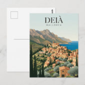 Deià Spanien Postkarte (Vorne/Hinten)