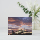 Deifiant Night Fighter Dezember 1940 Postkarte (Stehend Vorderseite)