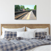 Deighton Railway Station, Huddersfield Leinwanddruck (Insitu (Schlafzimmer))