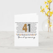 Dein 41 kommt Gottes Glaube Christlich Karte (Gelbe Blume)