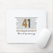 Dein 41 kommt Gottes Glaube Christlich Mousepad (Mit Mouse)