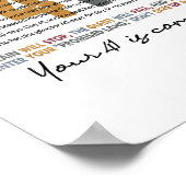 Dein 41 kommt Gottes Glaube Christlich Poster (Ecke)