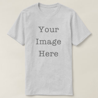 Dein Bild hier Anpassbares Personalisiertes Asche T-Shirt