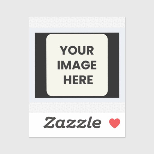 Dein Bild hier Aufkleber (Blatt)