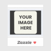 Dein Bild hier Aufkleber (Blatt)