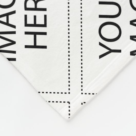 Dein Bild hier Fleecedecke (Ecke)