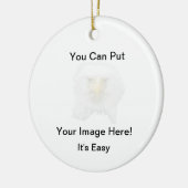 Dein Bild hier Keramik Ornament (Links)